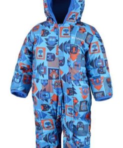 Columbia Snuggly Bunny Bunting kombinezonas - Super Blue Critter Block/Super Blue