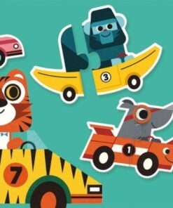 DJECO Dėlionė - Sportiniai Automobiliai