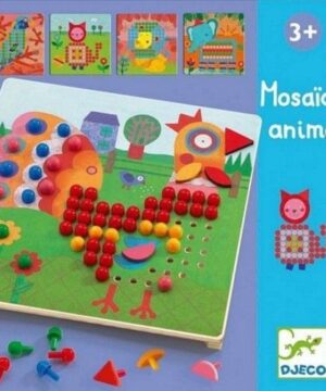 DJECO mozaika vaikams "Gyvūnai Mosaico animo" 2 dj08137
