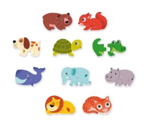 djeco toddler puzzle duo animals dj08147 contents 1