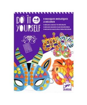 DJECO kūrybinis rinkinys "PASIDARYK PATS junglių gyvūnų kaukes" 1 djeco masks dj07900 2