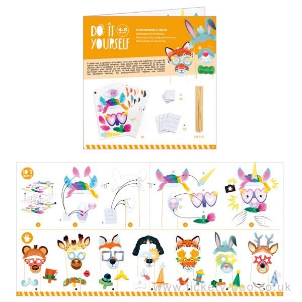 Djeco Kūrybinis rinkinys Pasidaryk pats - Fotokabina - Gyvūnų vakarėlis - Image 2