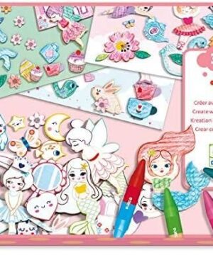 Djeco kūrybinis rinkinys "Sukurkite formas - Kuriamas pasaulis, mergaitės" 2 djeco creare con forme per bambine 38996