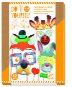 Djeco Kūrybinis rinkinys Pasidaryk pats - Fotokabina - Gyvūnų vakarėlis