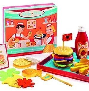 Djeco Vaidmenų žaidimas "Burgerių restoranas - Ricky ir Daisy" 1 djeco ricky daisy burger G98yzYr