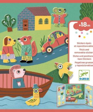 Djeco Daugkartiniai lipdukai vaikams - „Gyvūnai” 2 81t0a8uqdbl. ac sl1500