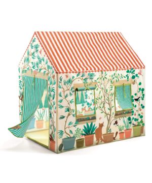 Djeco Žaidimų palapinė vaikams "Namelis" 1 djeco play tent play house 1