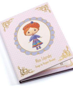 Djeco nuimami daugkartiniai lipdukai vaikams - Miss Lilyruby 1 Lipdukai Vaikams