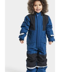 Didriksons žieminis vaikiškas kombinezonas Bjornen Kids Cover (Classic Blue)