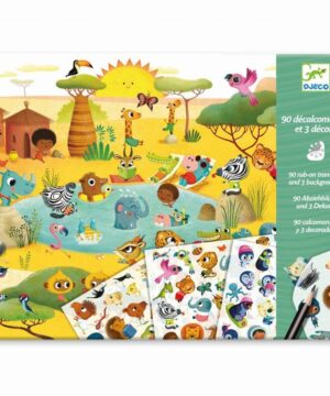 DJECO komiksai - Nutrinami paveiksliukai - Savana, Dykuma, Šiaurės Ašigalis 1 6003 DJ09560 nutrinami paveiksliukai savana dykuma siaures asigalis