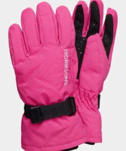 Didriksons žieminės neperšlampančios pirštuotos pirštinės BIGGLES GLOVES C (Pink)