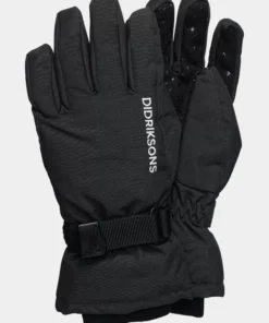 Didriksons žieminės neperšlampančios pirštuotos pirštinės BIGGLES GLOVES C (Black)