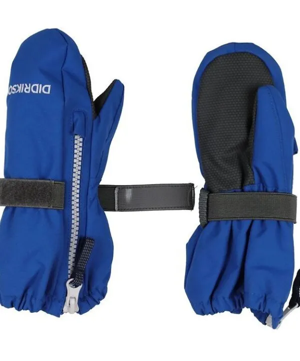 Didriksons žieminės neperšlampančios pirštinės BIGGLES ZIP MITTEN C (Classic Blue)