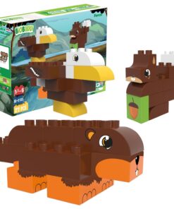 Biobuddi ekologiškos kaladėlės konstruktorius - Laukinė gamta – miškas