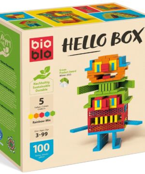 Bioblo kaladėlės ,,Rainbow-Mix“, 100 vnt. 2 rainbow1