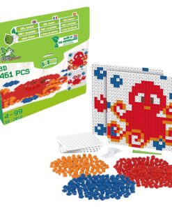 Biobuddi pikselių rinkinys aštunkojis ir krabas