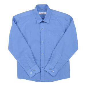 Mokyklinė Apranga Rodeng  Mėlyni marškiniai ilgomis rankovėmis berniukui BMA10027  1