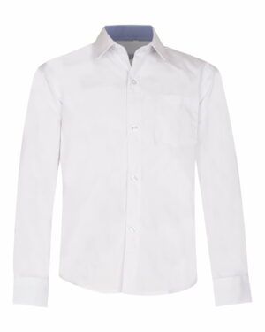 Mokyklinė Apranga Rodeng  Balti marškiniai ilgomis rankovėmis NORMAL 122-158 d.  1