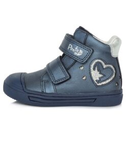Ponte20 Mėlyni batai 22-27 d. DA031792A. Batai vaikams. Tvirtas užkulnis