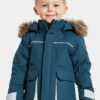 Didriksons žieminė striukė - KURE KIDS PARKA 5 - Dive Blue