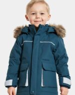 Didriksons žieminė striukė - KURE KIDS PARKA 5 - Dive Blue