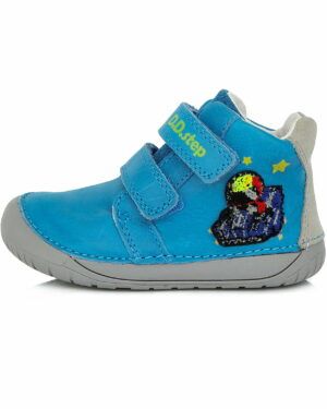 batukai vaikams D.D.Step (Vengrija)  Barefoot šviesiai mėlyni batai 20-25 d. S070974A