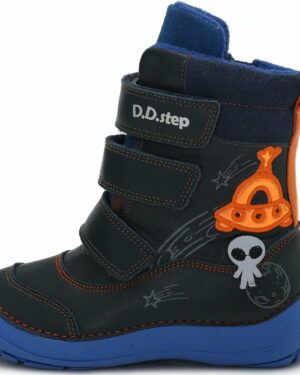 batukai vaikams D.D.Step (Vengrija)  Mėlyni batai su pašiltinimu 25-30 d.023513BM