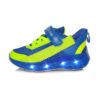 batukai vaikams D.D.Step (Vengrija)  Mėlyni sportiniai LED batai 24-29 d. F61297AM