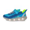 batukai vaikams D.D.Step (Vengrija)  Mėlyni sportiniai LED batai 24-29 d. F61297M