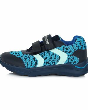 batukai vaikams D.D.Step (Vengrija)  Mėlyni sportiniai batai 24-29 d. F61755AM