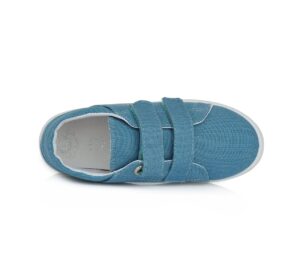 batukai vaikams D.D.Step (Vengrija)  Šviesiai mėlyni canvas batai 32-37 d. CSB125A