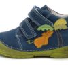 batukai vaikams D.D.Step (Vengrija)  Tamsiai mėlyni batai 19-24 d. 038238B