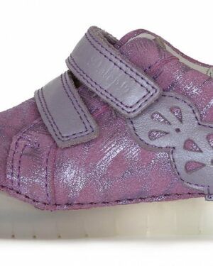 batukai vaikams D.D.Step (Vengrija)  Violetiniai LED batai 31-36 d. 0503AL