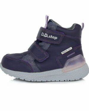 batukai vaikams D.D.Step (Vengrija)  Violetiniai vandeniui atsparūs batai 30-35 d. F61365BL