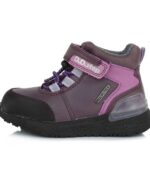 batukai vaikams D.D.Step (Vengrija)  Violetiniai vandeniui atsparūs batai 30-35 d. F61906CL