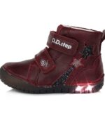 batukai vaikams D.D.Step (Vengrija)  Vyšniniai LED batai 31-36 d. A050288AL