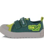 batukai vaikams D.D.Step (Vengrija)  Žali canvas batai 22-25 d. CSB449A