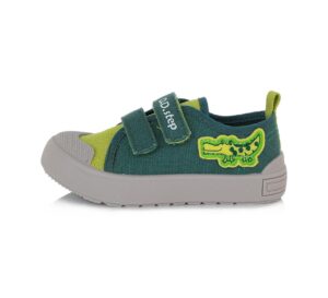 batukai vaikams D.D.Step (Vengrija)  Žali canvas batai 22-25 d. CSB449A
