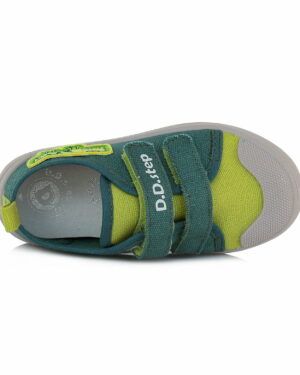 batukai vaikams D.D.Step (Vengrija)  Žali canvas batai 26-31 d. CSB449AM