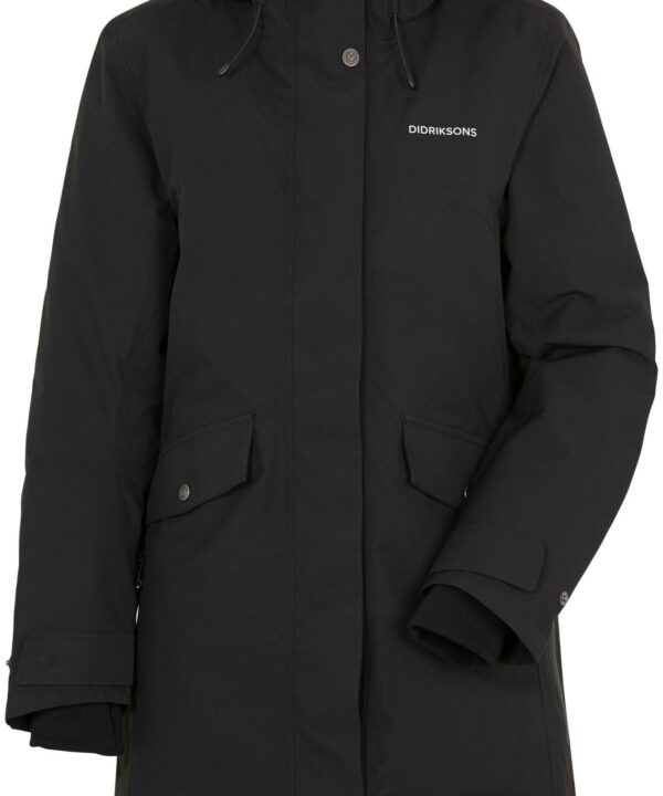 Alternative view of Didriksons neperšlampanti moteriška žieminė striukė ERIKA WNS PARKA 3 - Black (yra vietoje)