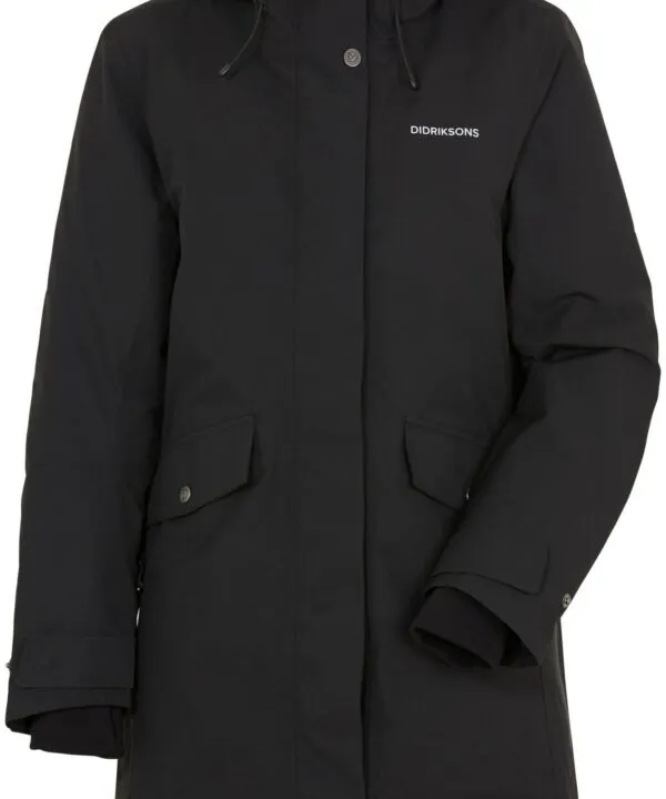 Alternative view of Didriksons neperšlampanti moteriška žieminė striukė ERIKA WNS PARKA 3 - Black (yra vietoje)