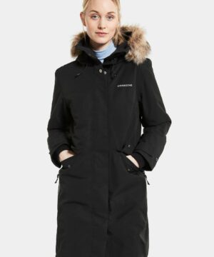 Didriksons neperšlampanti moteriška žieminė striukė ERIKA WNS PARKA 3 - Black (yra vietoje) 2 Didriksons neperšlampanti moteriška žieminė striukė ERIKA
