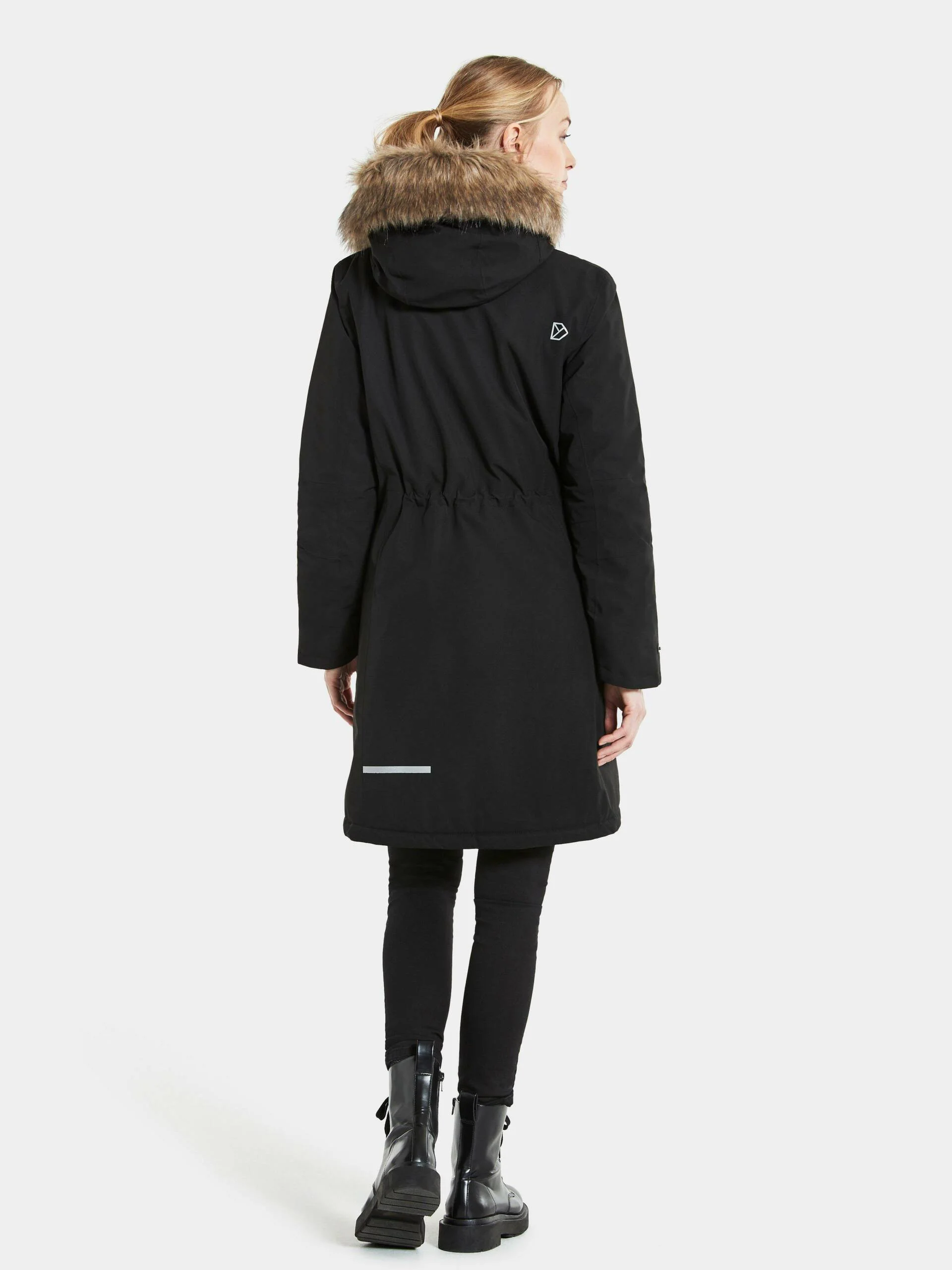 Didriksons neperšlampanti moteriška žieminė striukė ERIKA WNS PARKA 3 - Black (yra vietoje) - Image 7