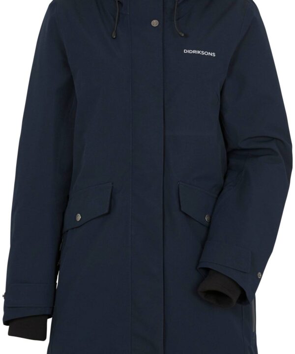 Alternative view of Didriksons neperšlampanti moteriška žieminė striukė ERIKA WNS PARKA 3 - Dark Night Blue (yra vietoje)