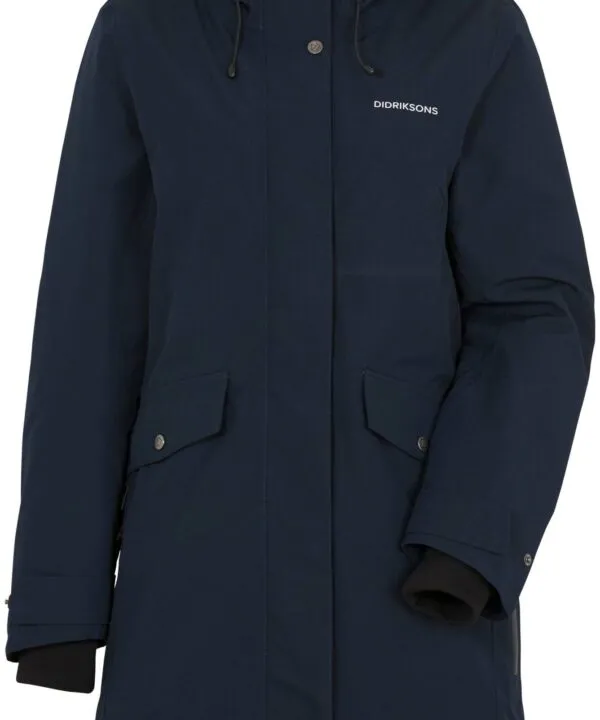 Alternative view of Didriksons neperšlampanti moteriška žieminė striukė ERIKA WNS PARKA 3 - Dark Night Blue (yra vietoje)