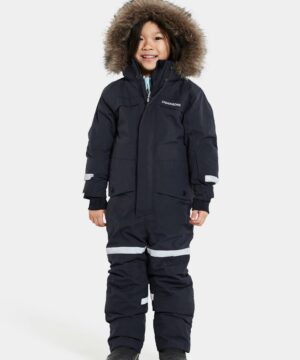 Didriksons žieminis kombinezonas - BJÄRVEN KDS COVER Navy (yra vietoje) 1 bjarven kids coverall 504579 039 10front2 m222 scaled 1