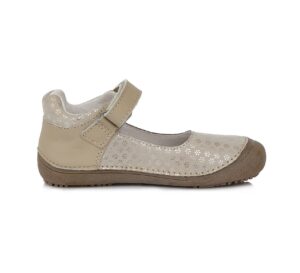 batukai vaikams D.D.Step (Vengrija)  Barefoot kreminiai batai 31-36 d. H063126AL