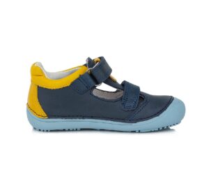 batukai vaikams D.D.Step (Vengrija)  Barefoot tamsiai mėlyni batai 31-36 d. H063897L