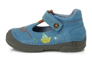 batukai vaikams D.D.Step (Vengrija)  Šviesiai mėlyni batai 19-24 d. 038245U