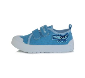batukai vaikams D.D.Step (Vengrija)  Šviesiai mėlyni canvas batai 22-25 d. CSB449